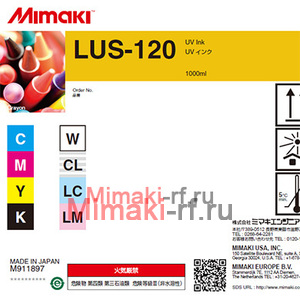 UV чернила LUS-120 1000 мл Mimaki LUS12-W-BA-1 White